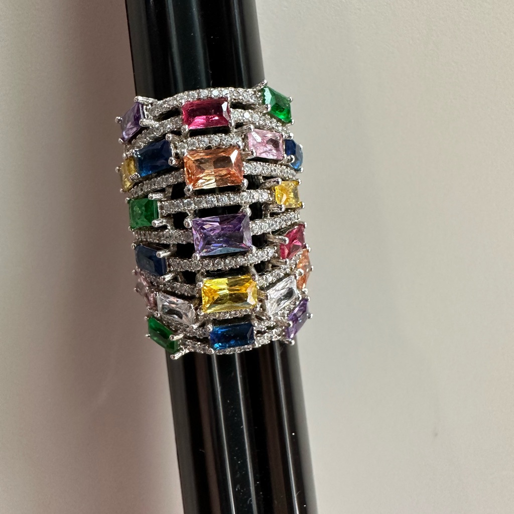 Rainbow Gemstone Ring